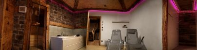 Saunabereich im Chalet